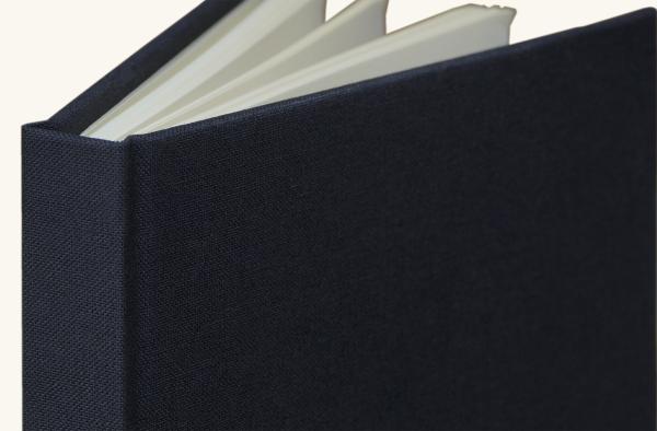 Notebook linen cover black